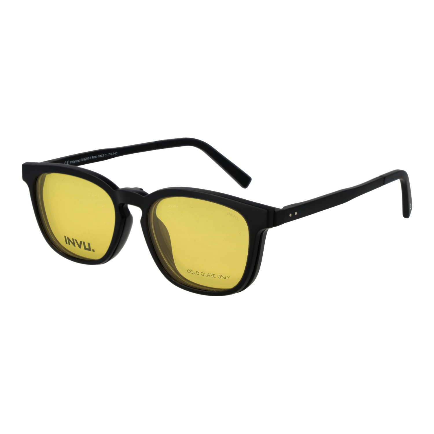 Invu Montures avec Clips pour lunettes de soleil M8201 A 51