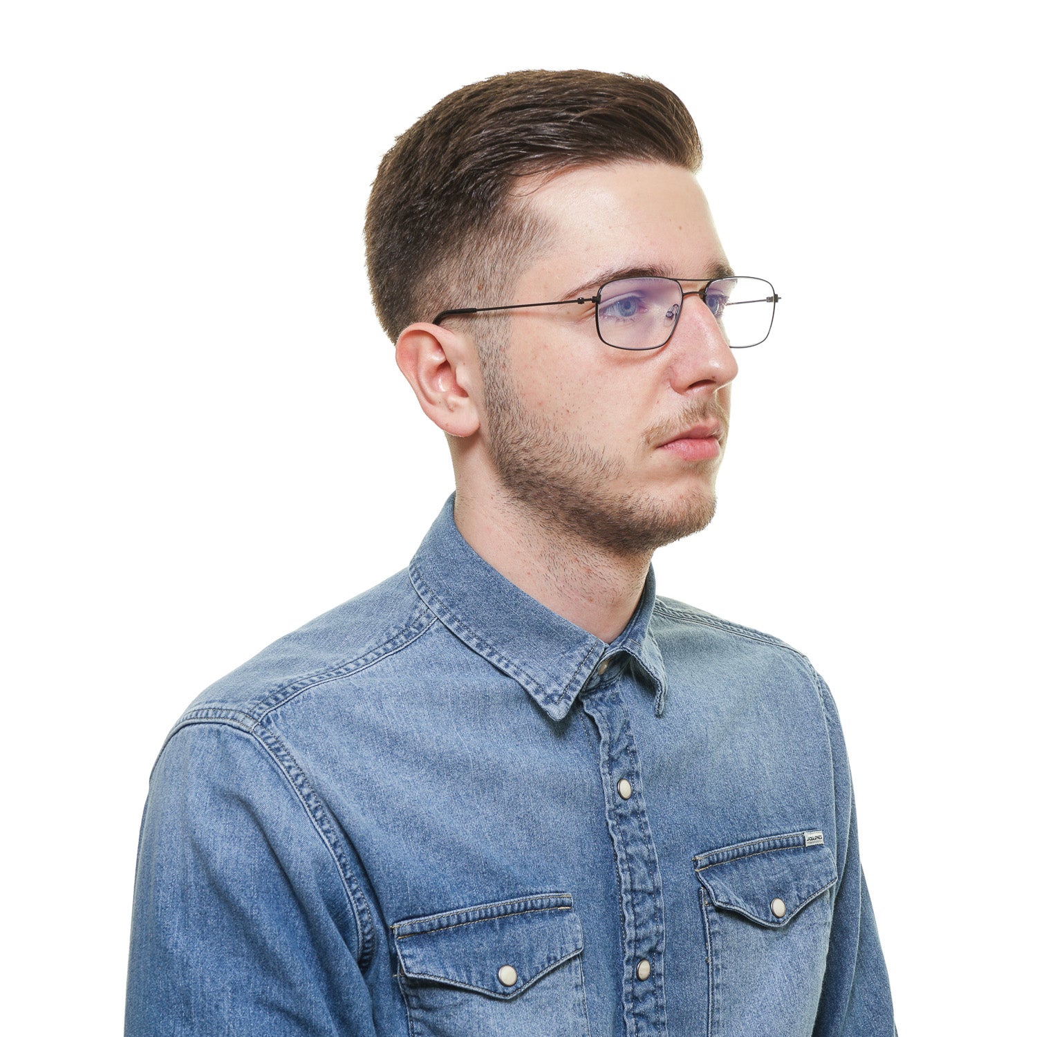 Tom Ford Optical Frame FT5582-B 001 57 Blue Filter