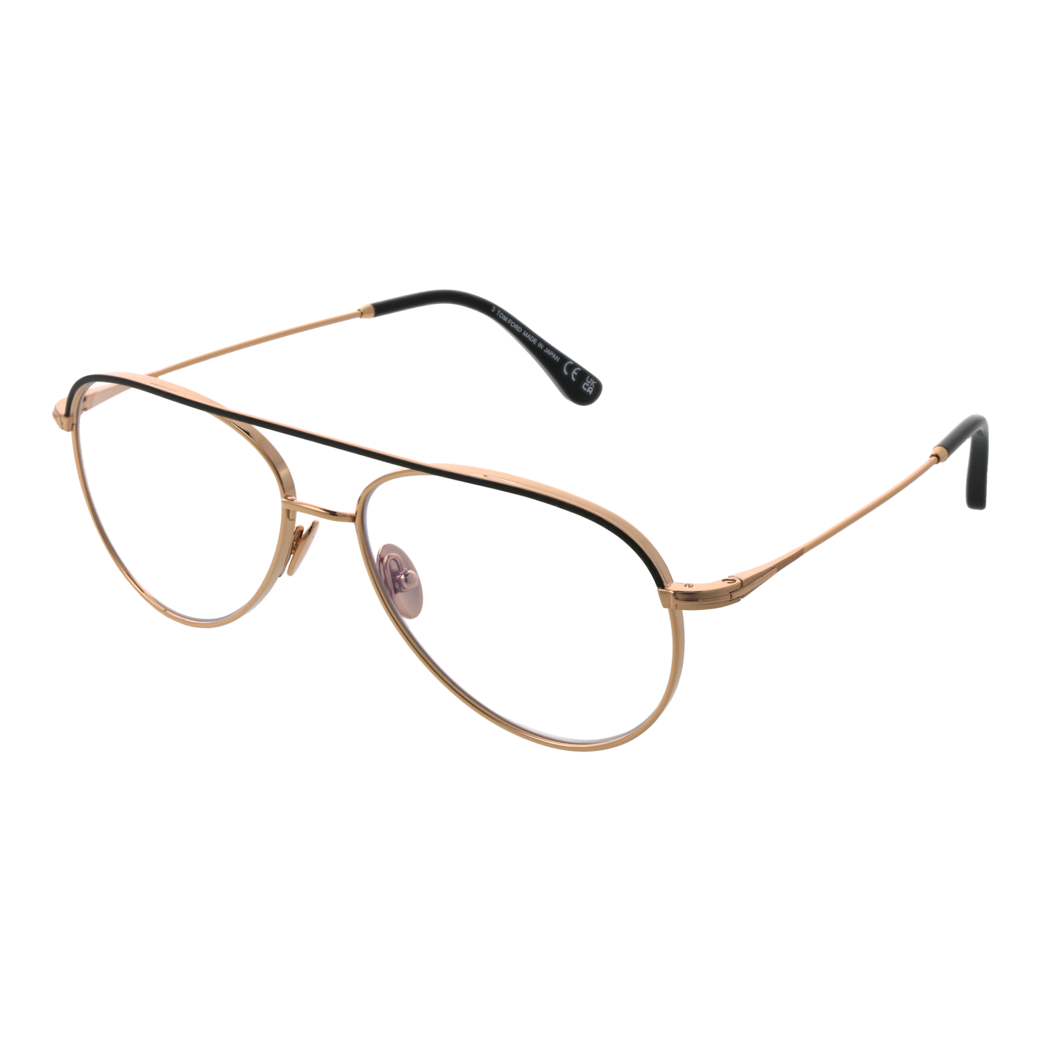 Tom Ford Optical Frame FT5693-B 030 57 Titanium  & Blue Filter