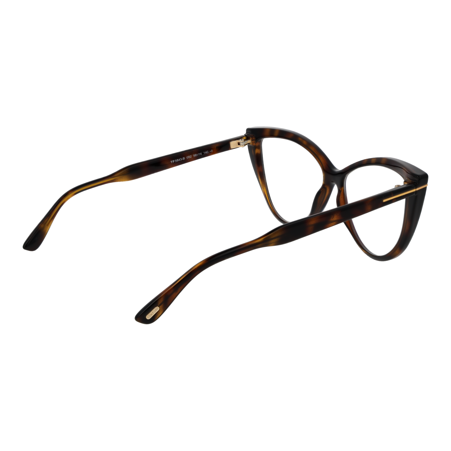 Tom Ford Optical Frame FT5843-B 052 56 Blue Filter