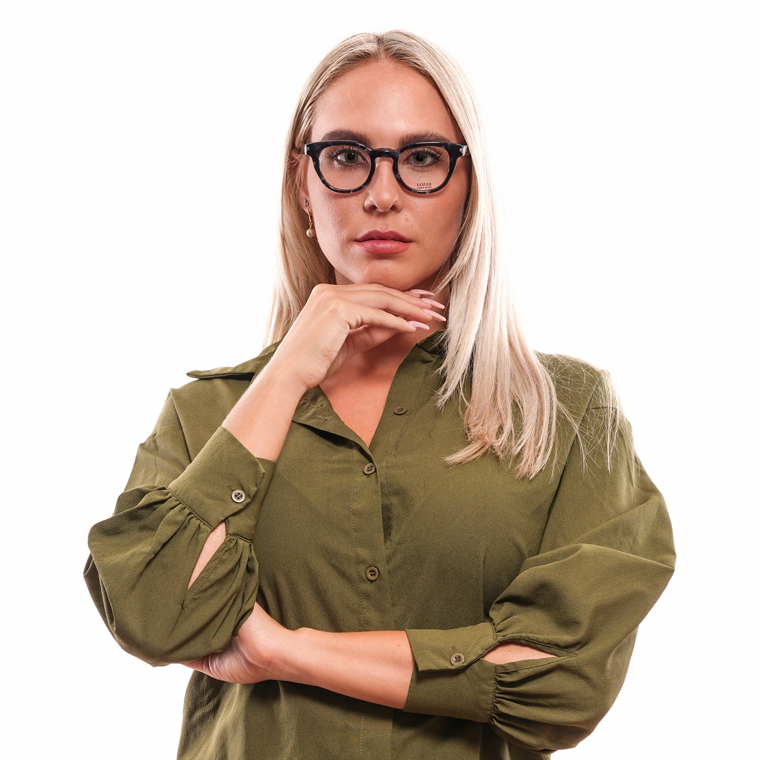 Monture optique Lozza VL4123 0BLK 45