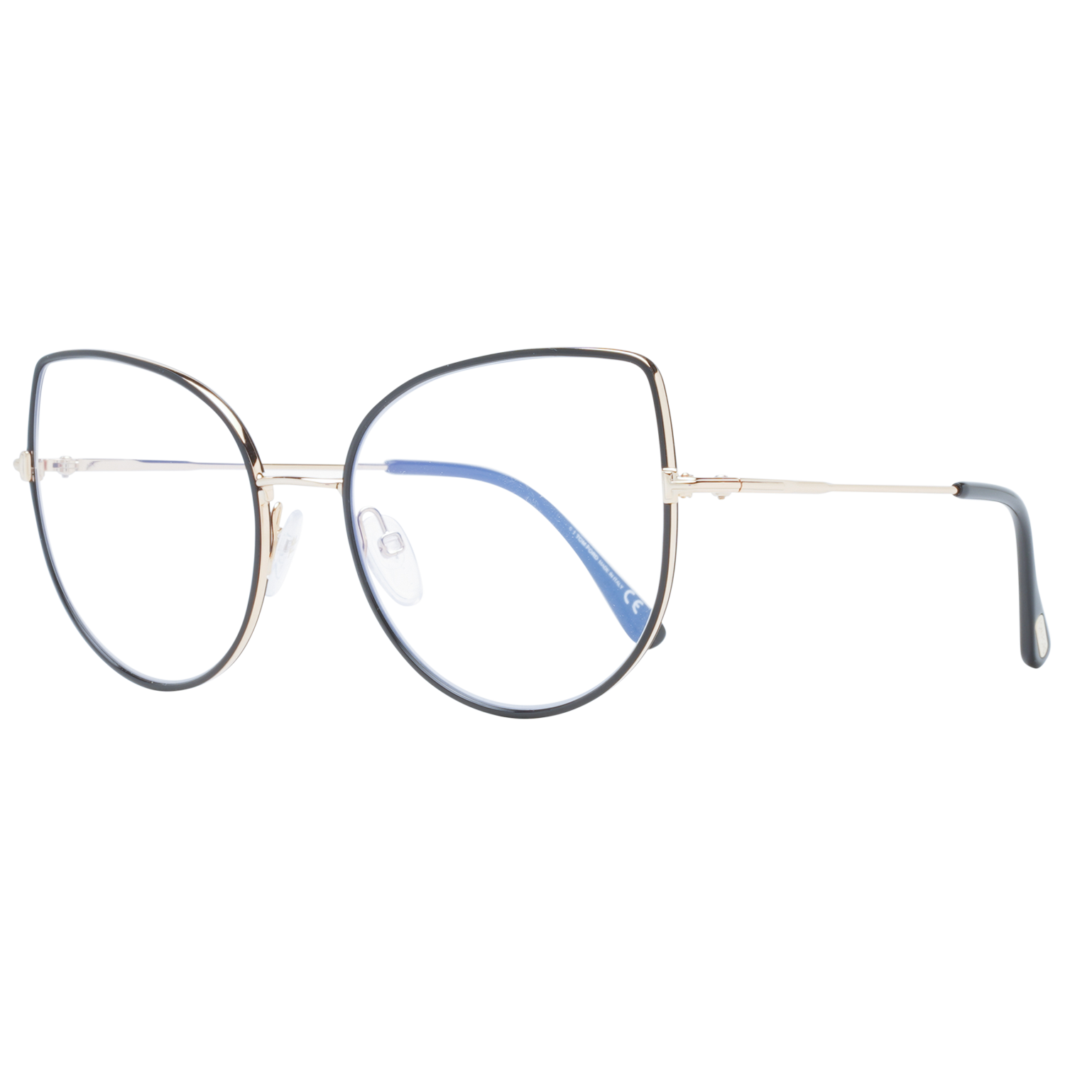 Tom Ford Optical Frame FT5614-B 001 55 Blue Filter
