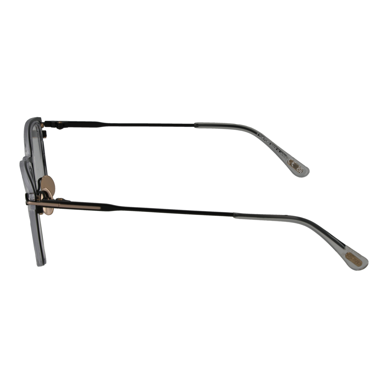 Tom Ford Optical Frame FT5694-B 001 52 Titanium  & Blue Filter