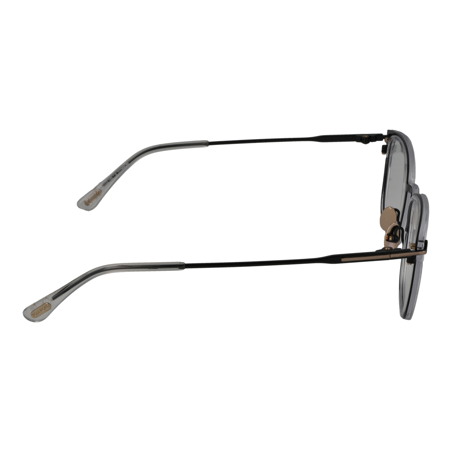 Tom Ford Optical Frame FT5694-B 001 52 Titanium  & Blue Filter