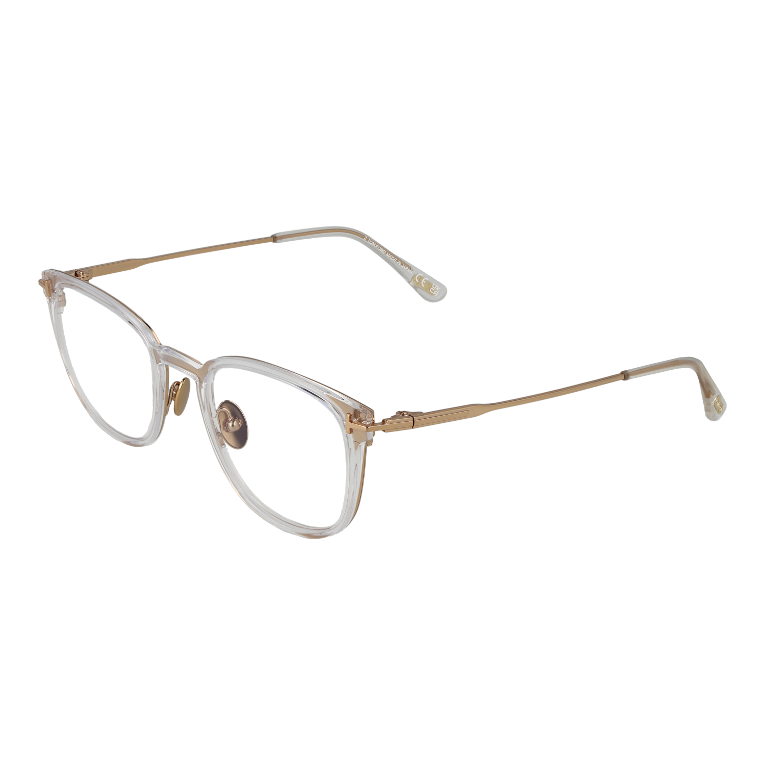 Tom Ford Optical Frame FT5694-B 030 52 Titanium & Blue Filter