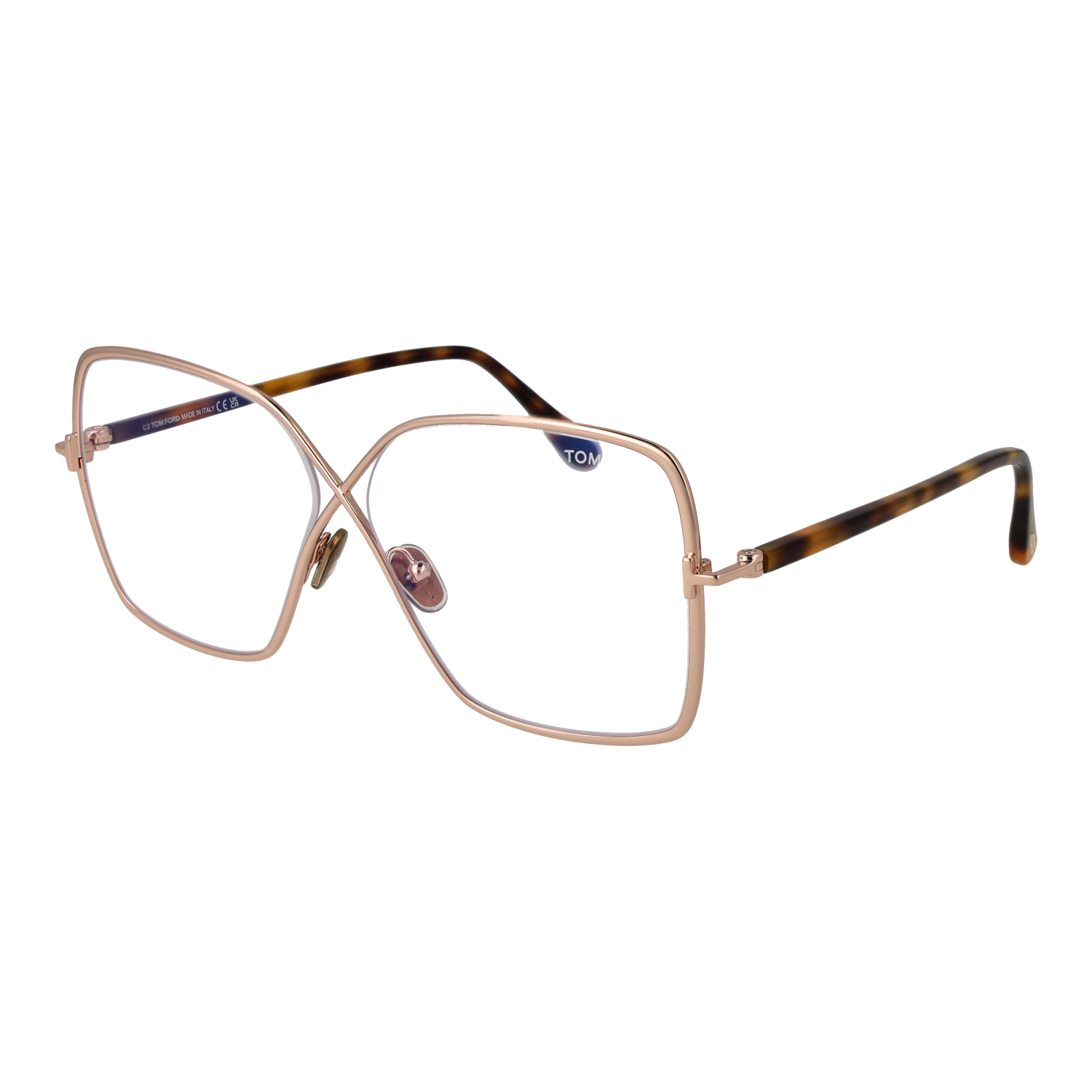 Tom Ford Optical Frame FT5841-B 028 59 Blue Filter